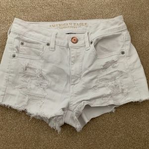 American Eagle Hi-Rise Distressed Short Short